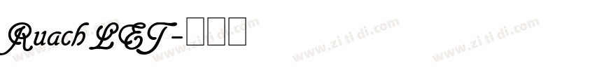 Ruach LET字体转换